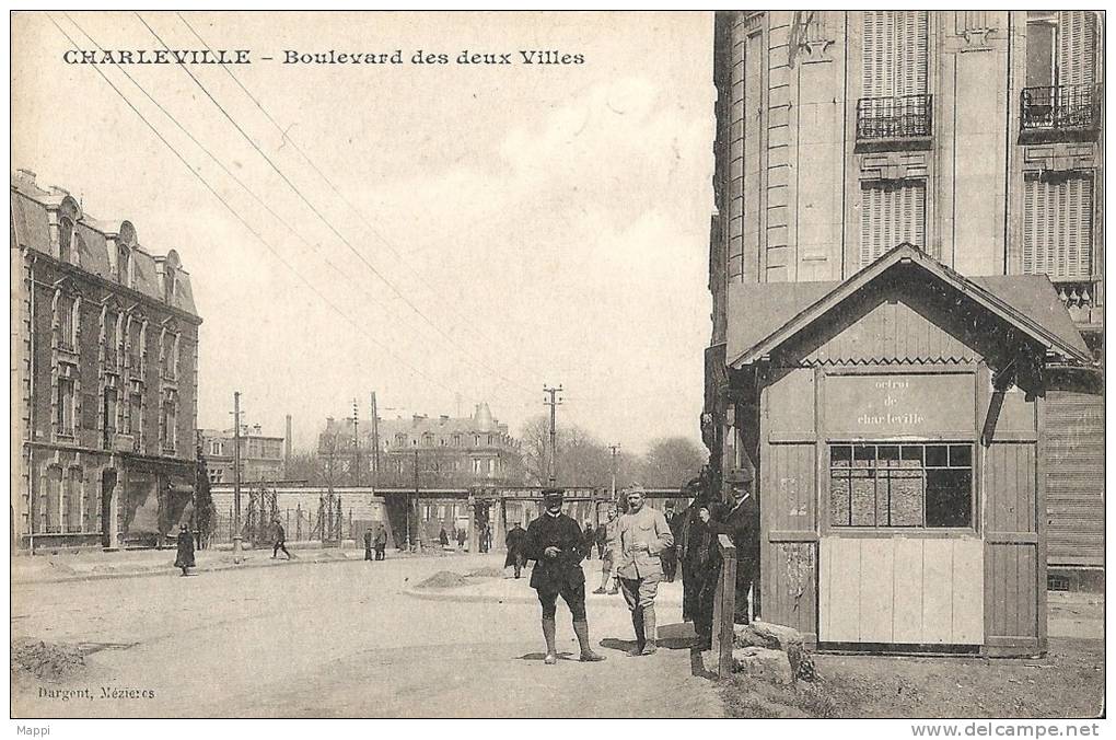 CHARLEVILLE- Boulevard Des Deux Villes -Bureau De L'octroi - Charleville