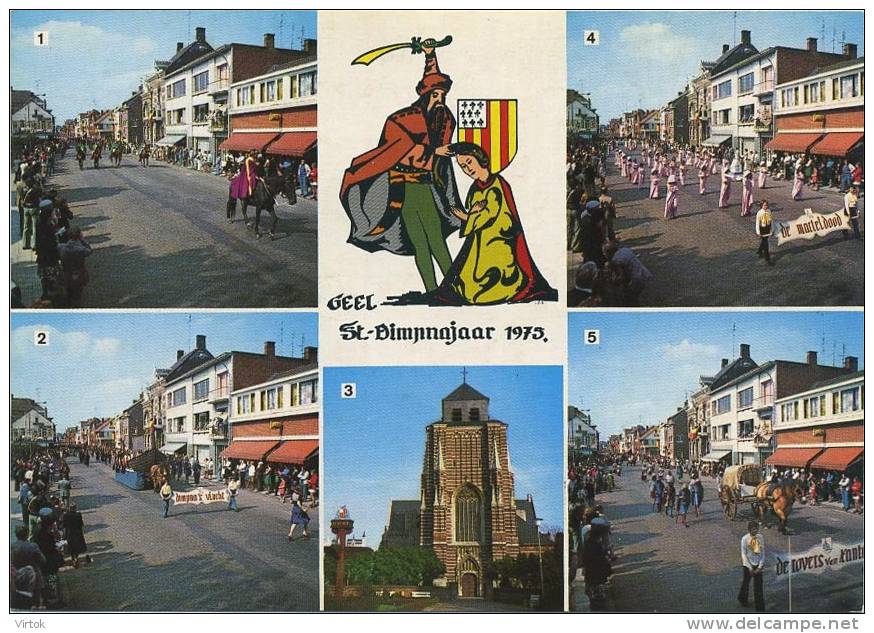 GEEL  :     St. Dimnnajaar 1975   ( GROOT FORMAAT ) - Geel