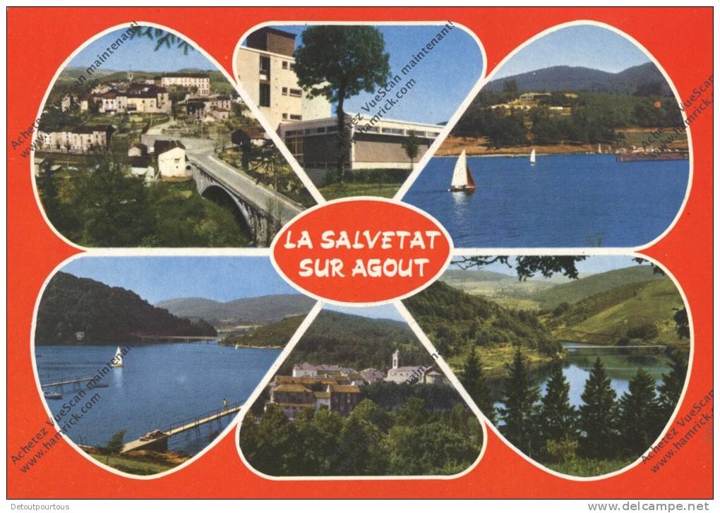 LA SALVETAT SUR AGOUT Hérault 34 : Divers Aspects De La Ville Et De La Raviege - La Salvetat