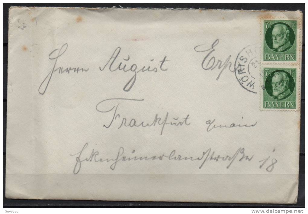 Bayern - 1918 - Michel N° 113 X 2 - Lettres & Documents