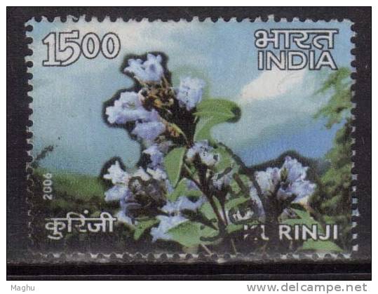 India Used 2006, Save Kurinji Campaign, Flower - Oblitérés