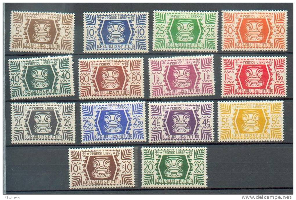 WALLIS 95 - YT 148 à 135 *  Charnières Complètes - Unused Stamps