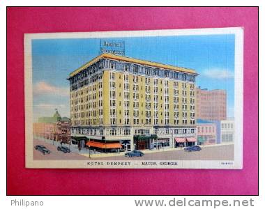 Georgia >  Macon  Hotel Dempsey   1939 Cancel      -    Ref 435 - Columbus