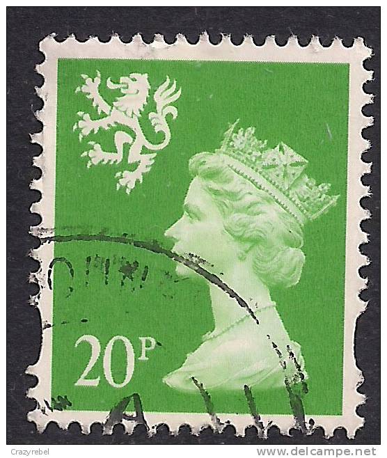 SCOTLAND GB 1996  20p BRIGHT GREEN USED MACHIN STAMP SG 83..  ( A818 ) - Scotland