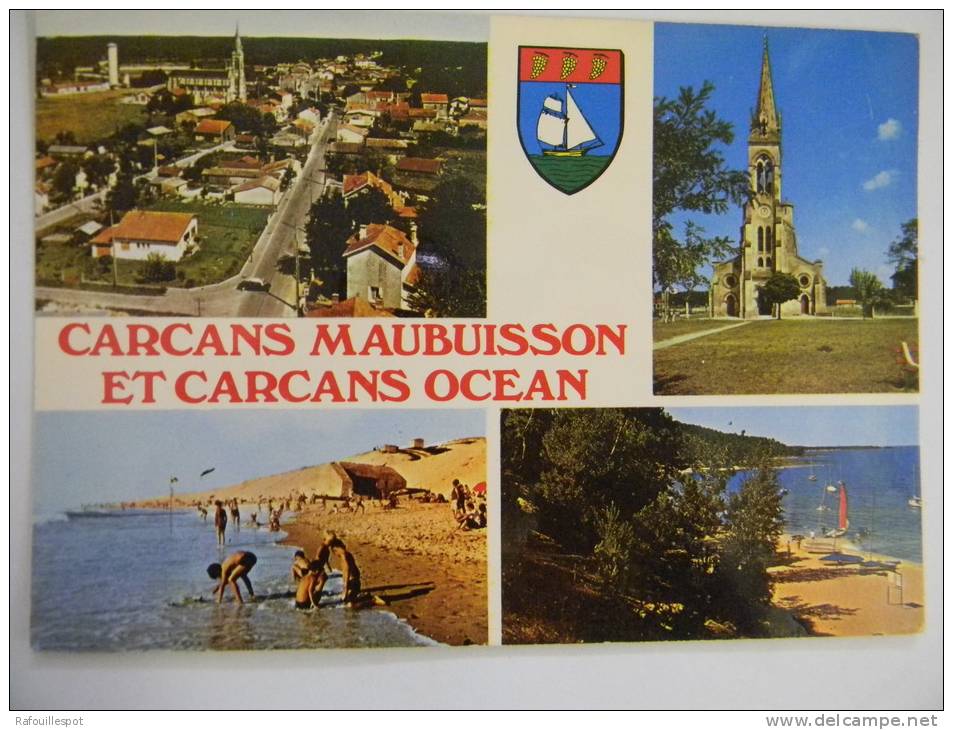 C P Souvenir De Carcans Maubuisson Et Carcans Ocean - Gruss Aus.../ Grüsse Aus...