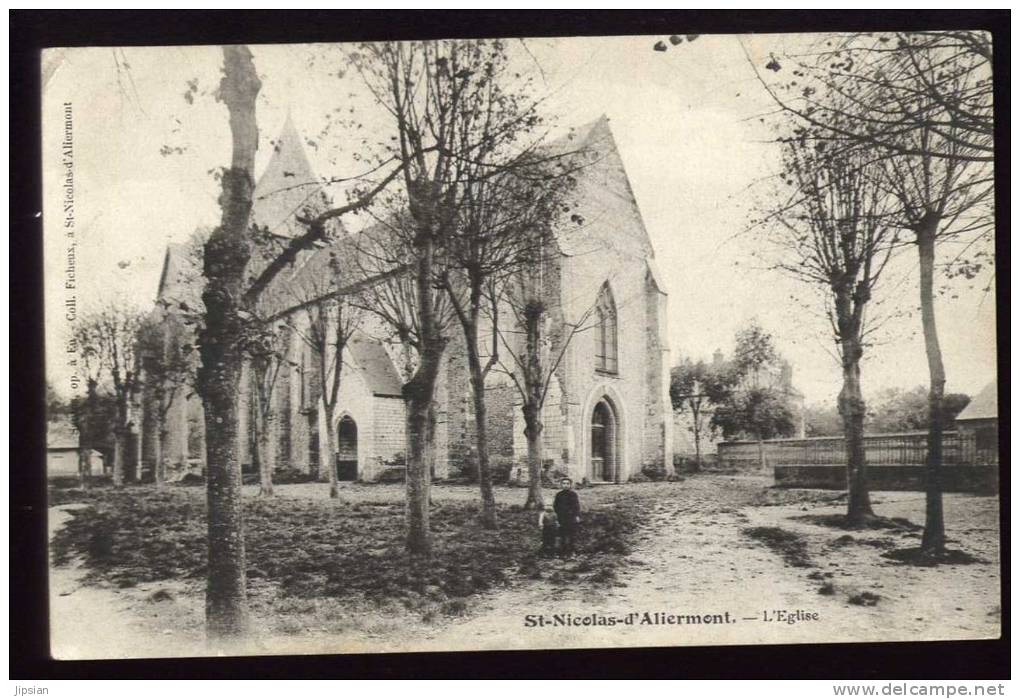 Cpa Du 76  St Nicolas D' Aliermont   L' église            LOU6 - Autres & Non Classés