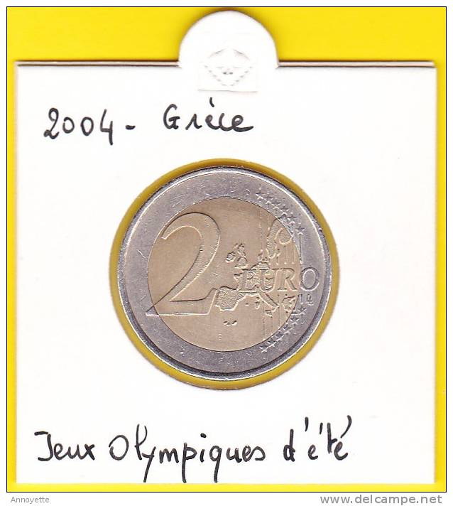 Commémorative 2 Euros. Jeux Olympiques D´été, Athènes - Grèce 2004 - Grèce