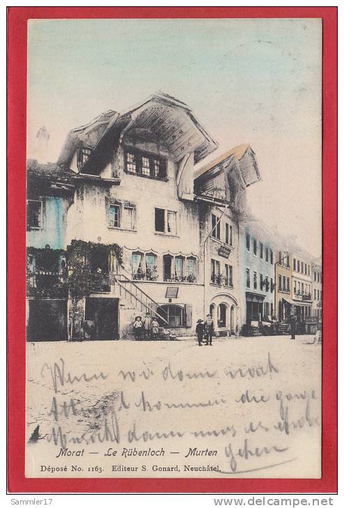 MORAT, MURTEN, LE RÜBENLOCH 1906 - Murten