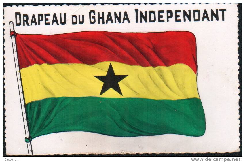DRAPEAU DU GHANA INDEPENDANT - Ghana - Gold Coast