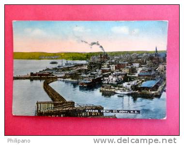 Canada > New Brunswick > St. John   Harbor View  Ca 1910 --- Ref 437 - St. John