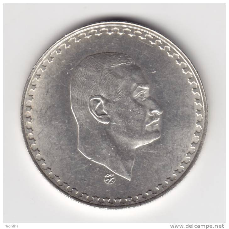 @Y@   Egypte  1 Pound  1970   40  Mm Coin     Zilver  UNC - Egypt