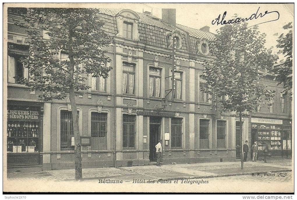 NORD PAS DE CALAIS - 62 - PAS DE CALAIS - BETHUNE - Hôtel Des Postes Et Télégraphes - Bethune