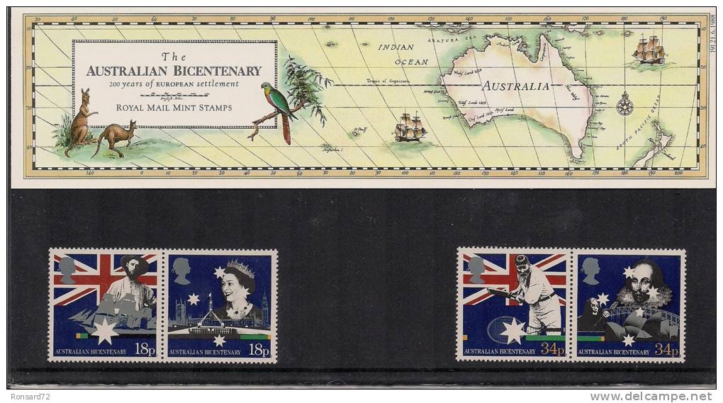 1988 - The Australian Bicentenary - Presentation Packs