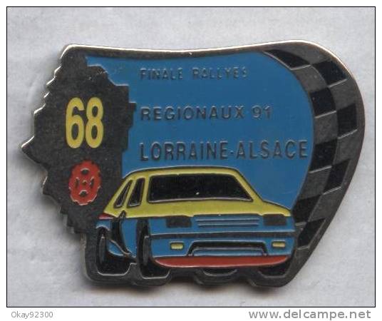 Pin's Voiture Rallye - Alsace Lorraine - Rallye