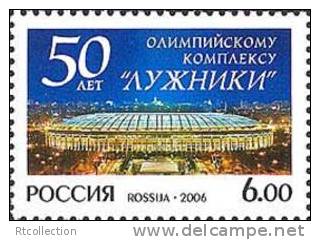 Russia 2006 Olympic Complex " Luzhniki " 50th Anniversary Sports Architecture Olympia Games MNH Michel 1347 Scott 6975 - Collections