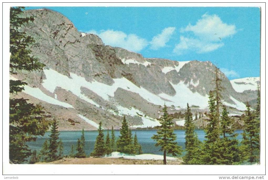 USA, The Snowy Range And Lake Marie, Medicine Bow Forest, Southeastern Wyoming, 1959 Used Postcard [P8113] - Other & Unclassified