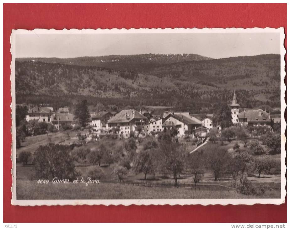 X0532 Gimel Et Le Jura, Marchairuz. Cachet Militaire. Perrochet 4649 - Gimel