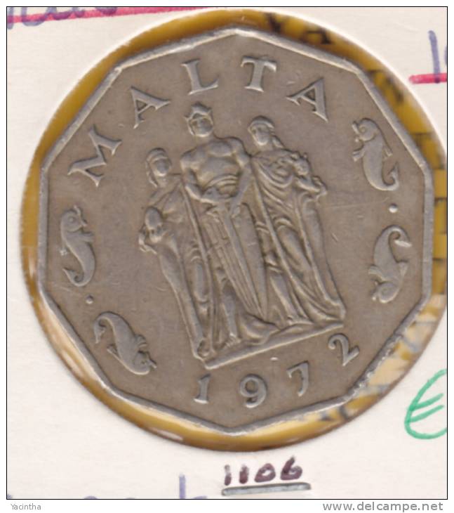 @Y@   Malta  50 Cent  1972   (1106  ) - Malta