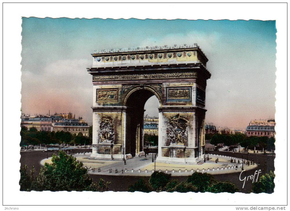 Paris: L' Arc De Triomphe De L' Etoile (12-710) - Arrondissement: 17