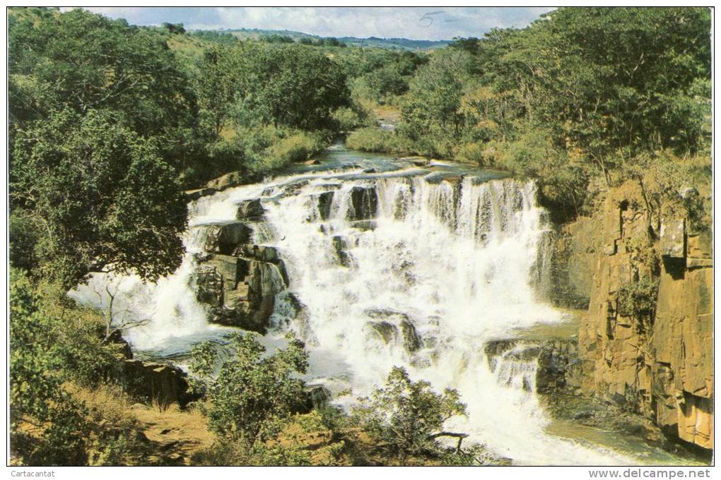 ZIMBABWUE. LE CASCATE DI INYANGA - INYANGA FALLS. CARTOLINA DEL 1983 - Zimbabwe