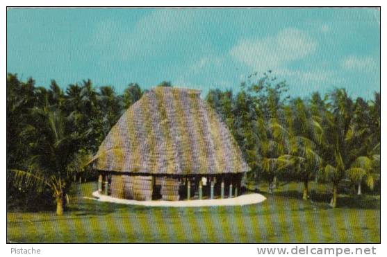 Samoa - Samoan Fale House - Architecture - Circulée - Travelled In 1969 - VG Condition - 2 Scans - Amerikanisch Samoa