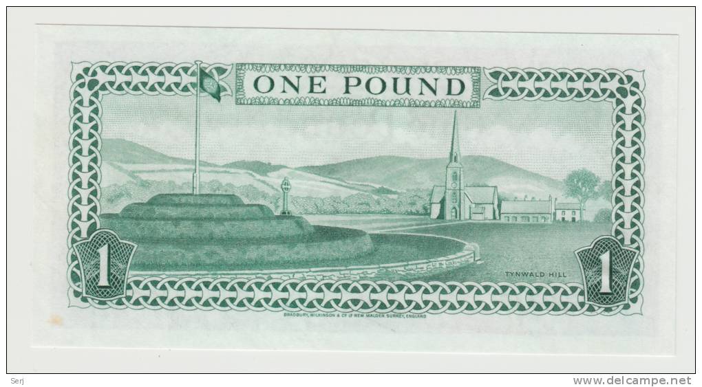 Isle Of Man 1 Pound 1983 AUNC++ P 38 - 1 Pound