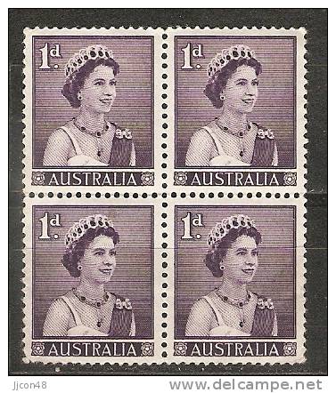 Australia 1959-62  QE II  1d  (**)  MNH - Neufs