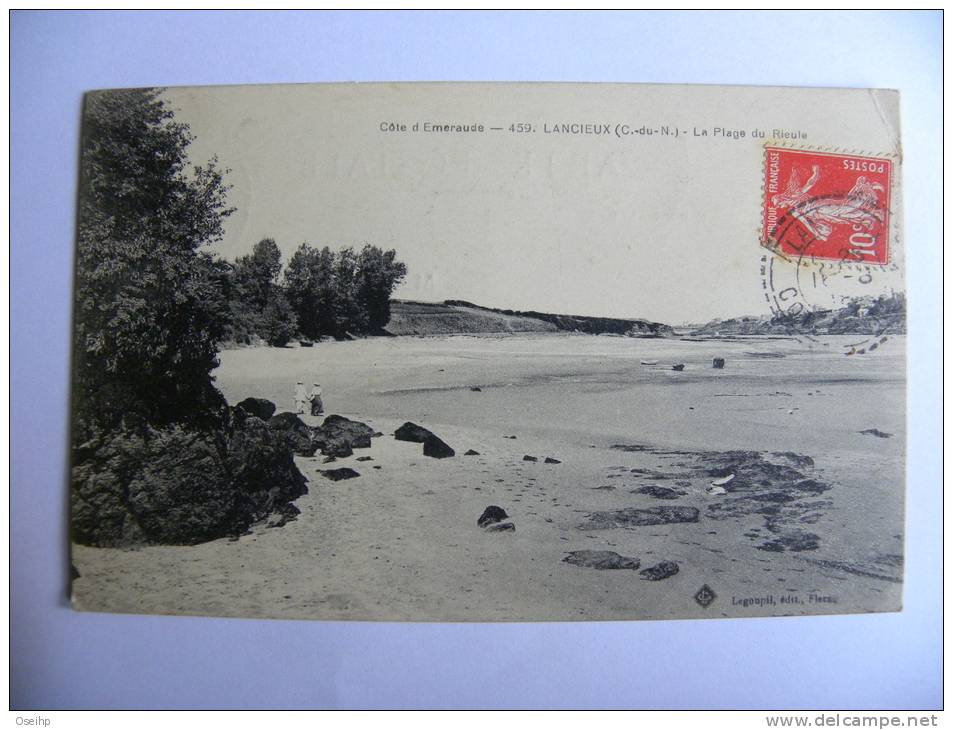 CPA 22- LANCIEUX - La Plage Du Rieule - Lancieux