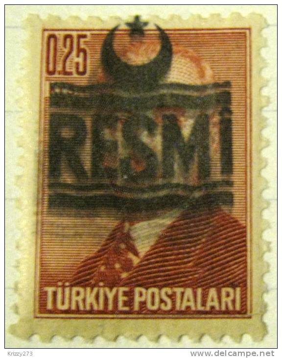 Turkey 1948 President Incunu 0.25k - Used - Usati