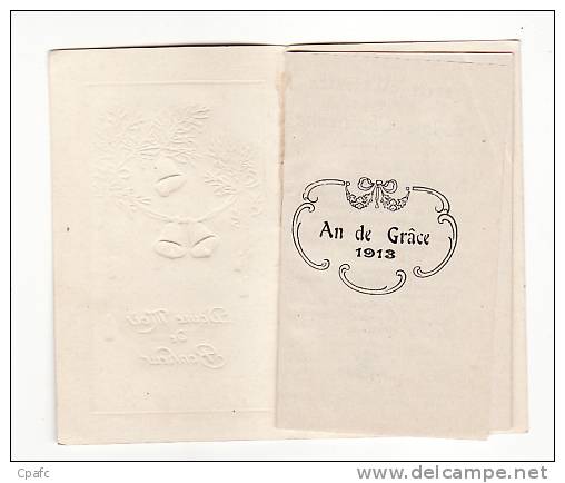 1913  Douze Mois De Bonheur , 8 Pages Avec Dictons Et Calendrier - Petit Format : 1901-20