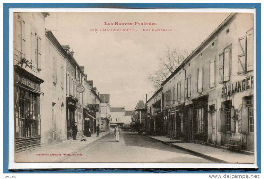 65 - MOUBOURGUET -- Rue Nationale - Maubourguet