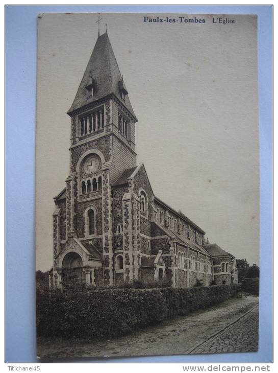 FAULX-LES-TOMBES - L´Eglise - Gesves