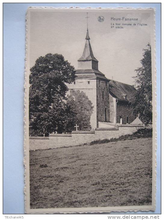 HEURE-EN-FAMENNE - La Tour Romane De L´eglise. Xe Siècle - Somme-Leuze