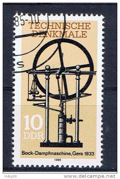 DDR 1985 Mi 2957 Dampfmaschine - Used Stamps