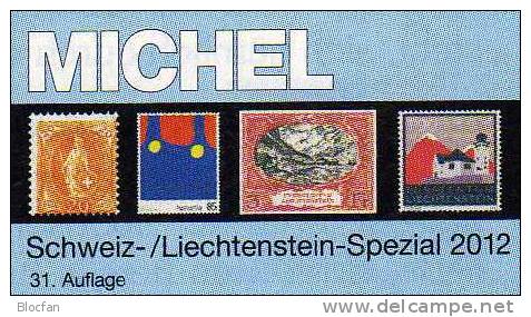Schweiz MICHEL Spezial Briefmarken Katalog 2012 Neu 56€ Liechtenstein UNO Genf Internationale Ämter Catalogue Helvetia - Enzyklopädien