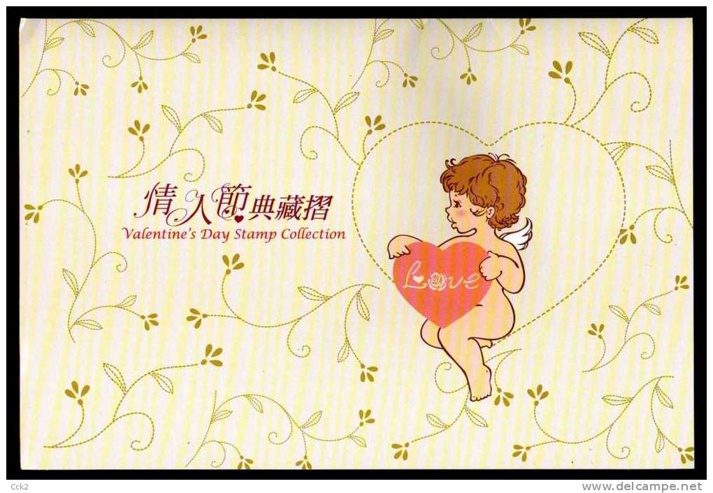 R.O. China (Taiwan/Formosa) Valentine´s Day Stamps Collection  2012 - Lettres & Documents