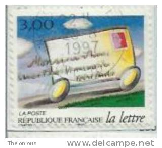 # Francia Francobollo Usato Su Frammento - Nr. Yvert & Tellier  3068 - Gebraucht