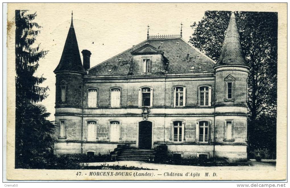 40 - MORCENX BOURG - Château D'Agès - Morcenx