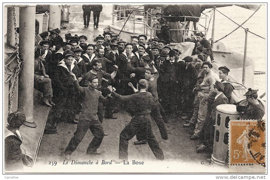 LA BOXE . Le Dimanche A Bord - Boxe