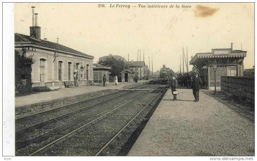 CPA(78)  LE PERRAY    Vue Interieure De La Gare - Le Perray En Yvelines
