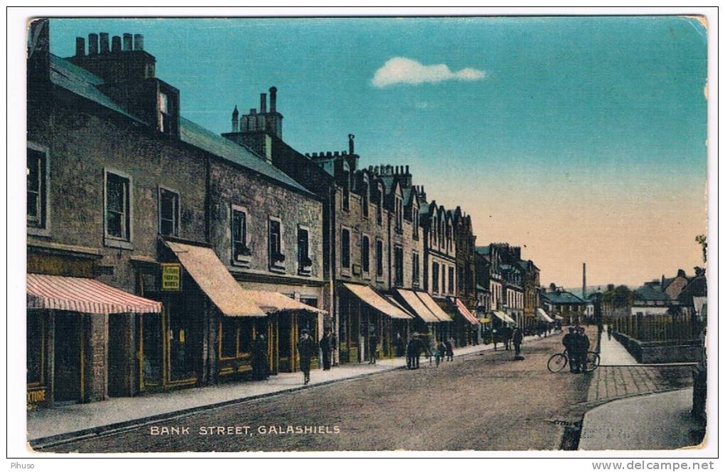 UK1346   GALASHIELS : Bank Street - Selkirkshire