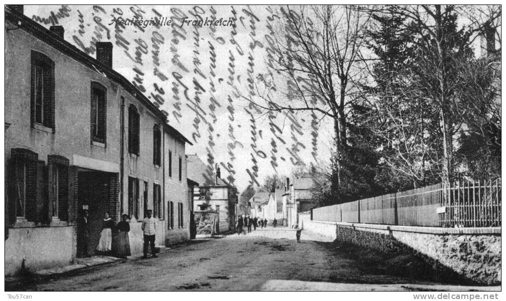 HEUTREGIVILLE - MARNE -  PEU COURANTE CPA ANIMEE VOYAGEE EN FELDPOST. - Autres & Non Classés