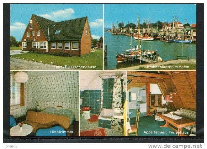 2893  FEDDERWARDERSIEL  -  HOTEL U. RESTAURANT  "ZUR FISCHERKLAUSE"   ~ 1970 - Andere & Zonder Classificatie