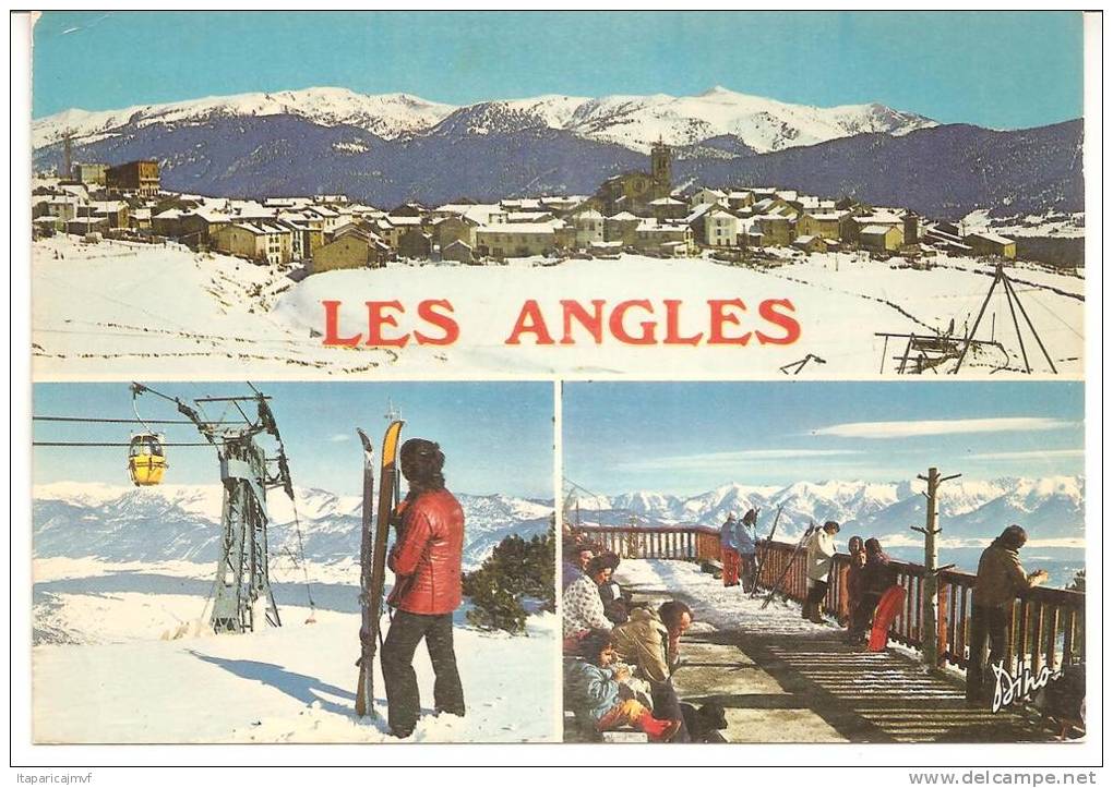 Pyrénees  Orientale : LES  ANGLES  : Vue  1982 - Other & Unclassified