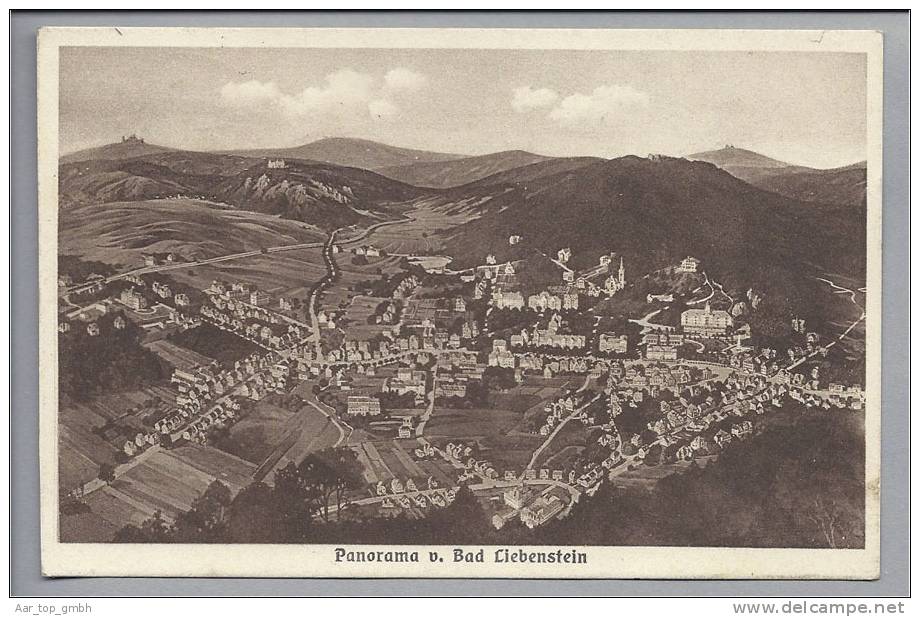 Bad Liebenstein Panorama 1928-05-02 Foto A.O.Kley - Bad Liebenstein
