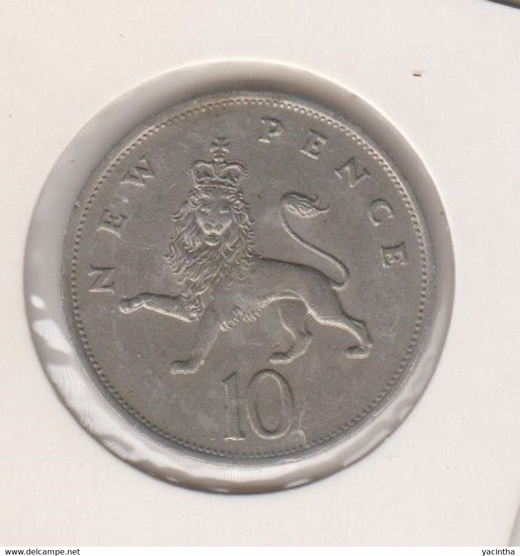 @Y@   Groot Britannie  10 New Pence  1976     (1170) - 10 Pence & 10 New Pence