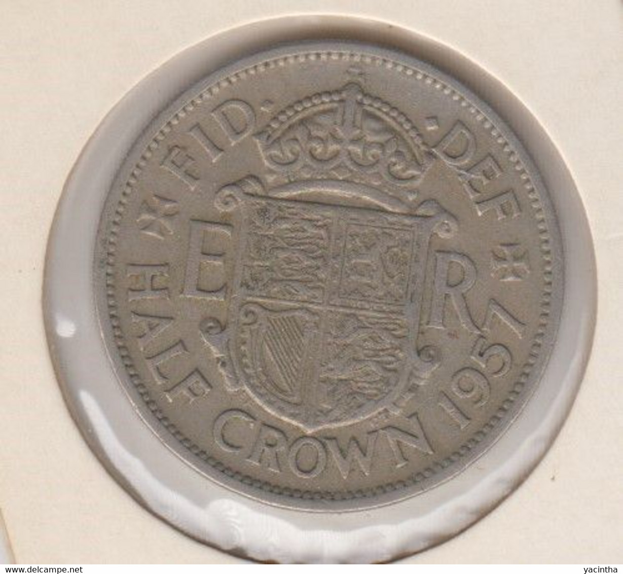@Y@   Groot Britannie  1/2 Crown  1957  (1173) - K. 1/2 Crown