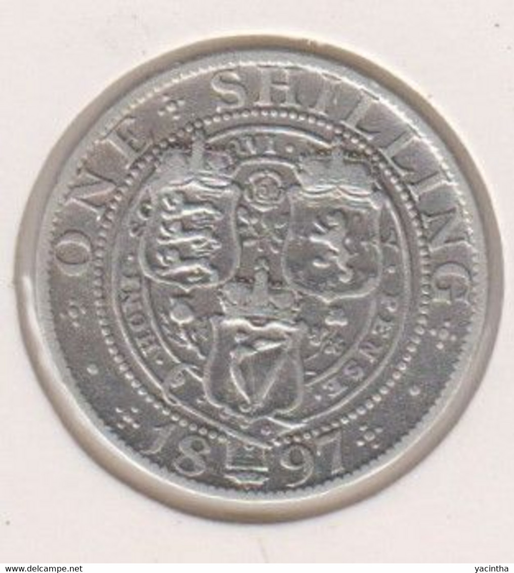 @Y@   Groot Britannie  1 Shilling 1897   (1180)  Zilver / Ag / Prata - I. 1 Shilling