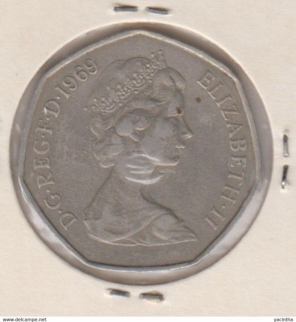 @Y@   Groot Britannie  50 New Pence  1969   (1191) - I. 1 Shilling