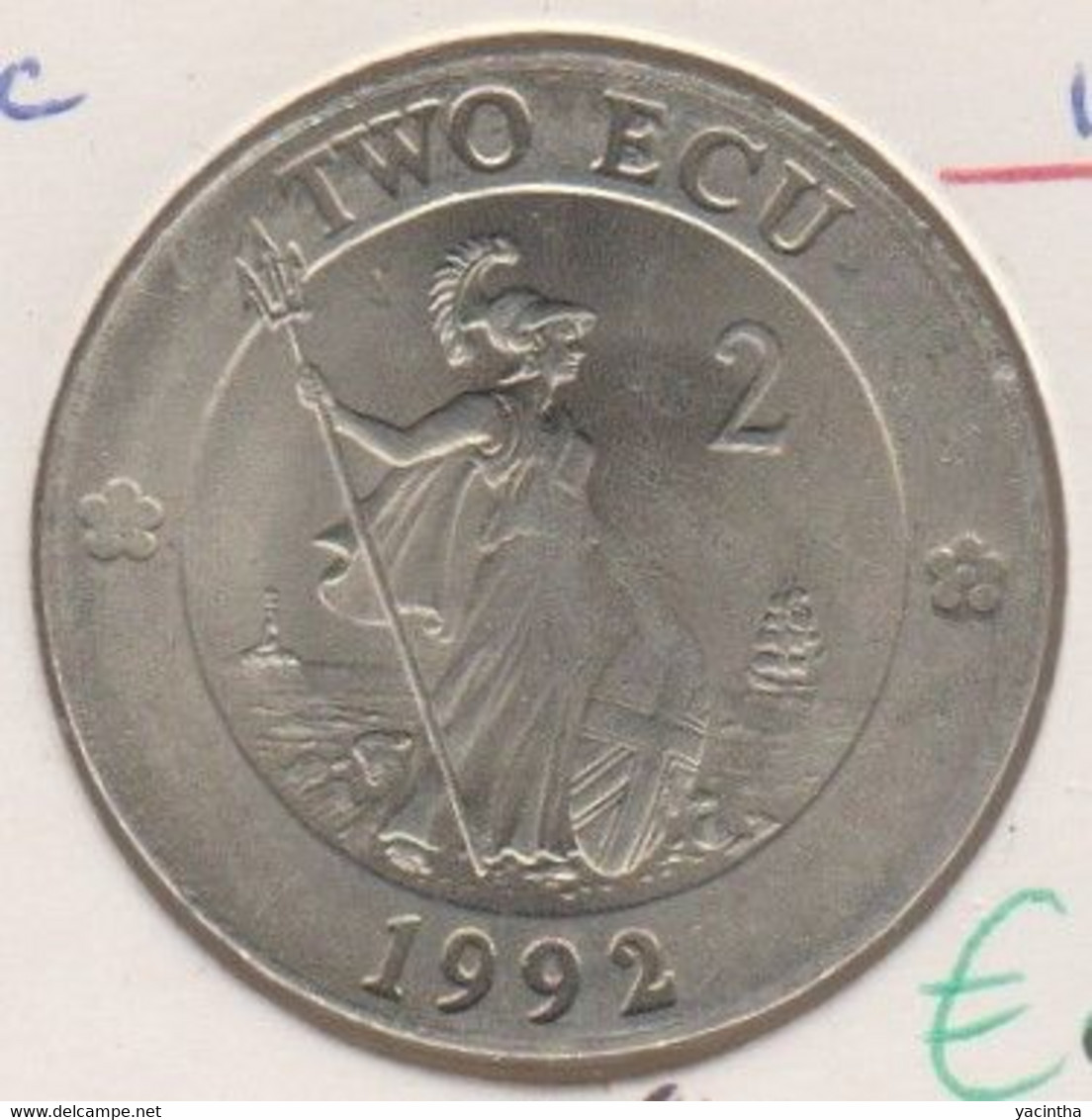 @Y@   Groot Britannie  2 ECU  Unc  1992    (1194) - Other & Unclassified